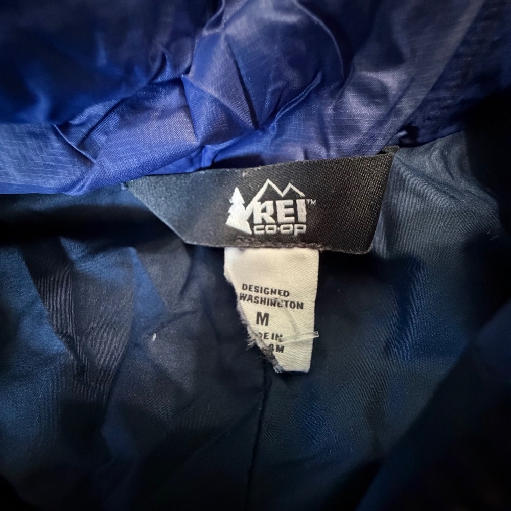 REI Co-op Revelcloud II Jacket Women Sz M Blue Outdoor Lightweight Packable - Picture 6 of 8